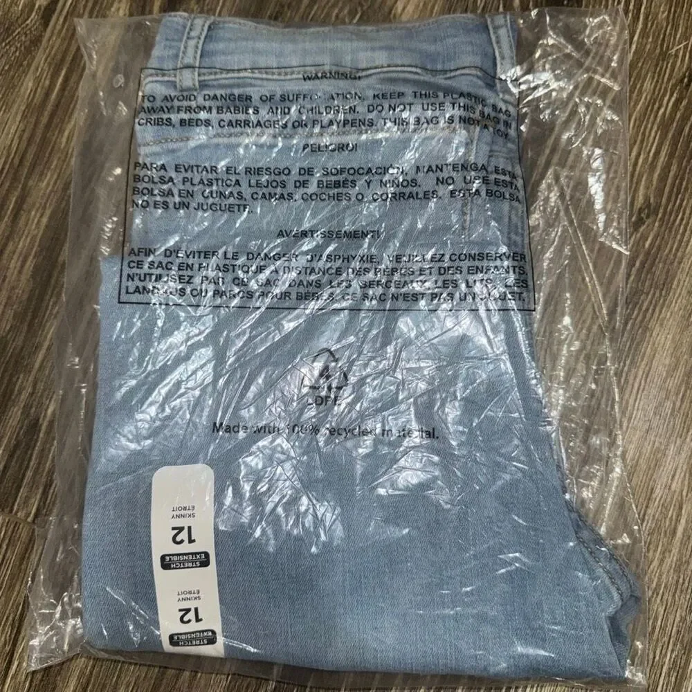 The Children’s Place Size 12 blue denim skinny Jeans
